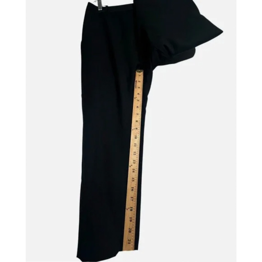 Nili Lotan 4 Drop Crotch Paris Pants $495 Slouchy Trousers Cropped Jet Black NWT - Picture 10 of 10